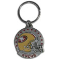 San Francisco 49ers Carved Metal Key Chain